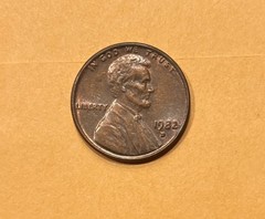1982-D Lincoln Cent Penny Coin, 3.1g
