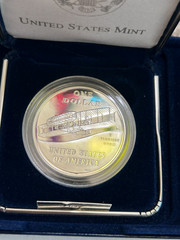 2003 First Flight Centennial Proof 90% Silver Dollar US Mint Coin Box and COA777