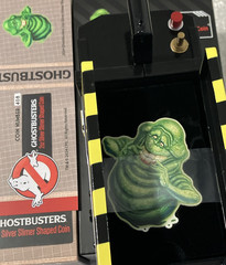 Niue 2024 Slimer Shape Ghostbusters 999 Fine Silver 2 oz Troy Antiqued & Colored