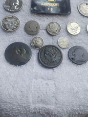 U.S. solid gold silver platinum and copper coin lot. Very nice lot!