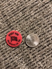 1 Plastic Drink Chip – VFW Post 639 – Bottled Beer or Mixed Drink