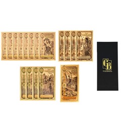 Idaho 10 Goldback Starter Pack (Assorted Goldbacks & Sleeve)