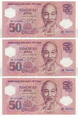 Viet Nam,National Bank,P118, 2001, 50 Dong, Commemorative, With FOLDER, GEM UNC