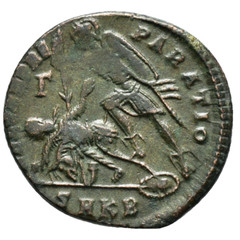 Byzantine Bronze Follis – Cyzicus 337-361 AD – Constantius II