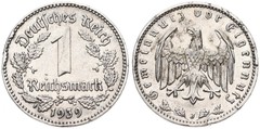 Deutschland – Deutsches Reich 1 Mark Reichsmark 1933-1939 A-J verschiedene Jahre