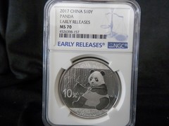 2017 China 10 Yuan Silver Panda NGC MS 70 Early Releases