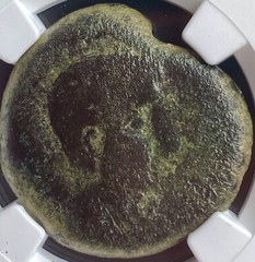 200BC-151BC Ancient Celtic Iberian Coin NGC Graded Walking Sphinx Castulo Rare